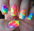 Rainbow nail trend